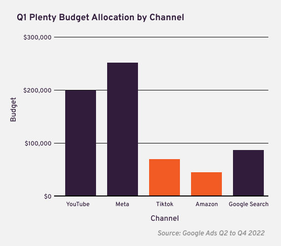 Budget by Channel Diagram